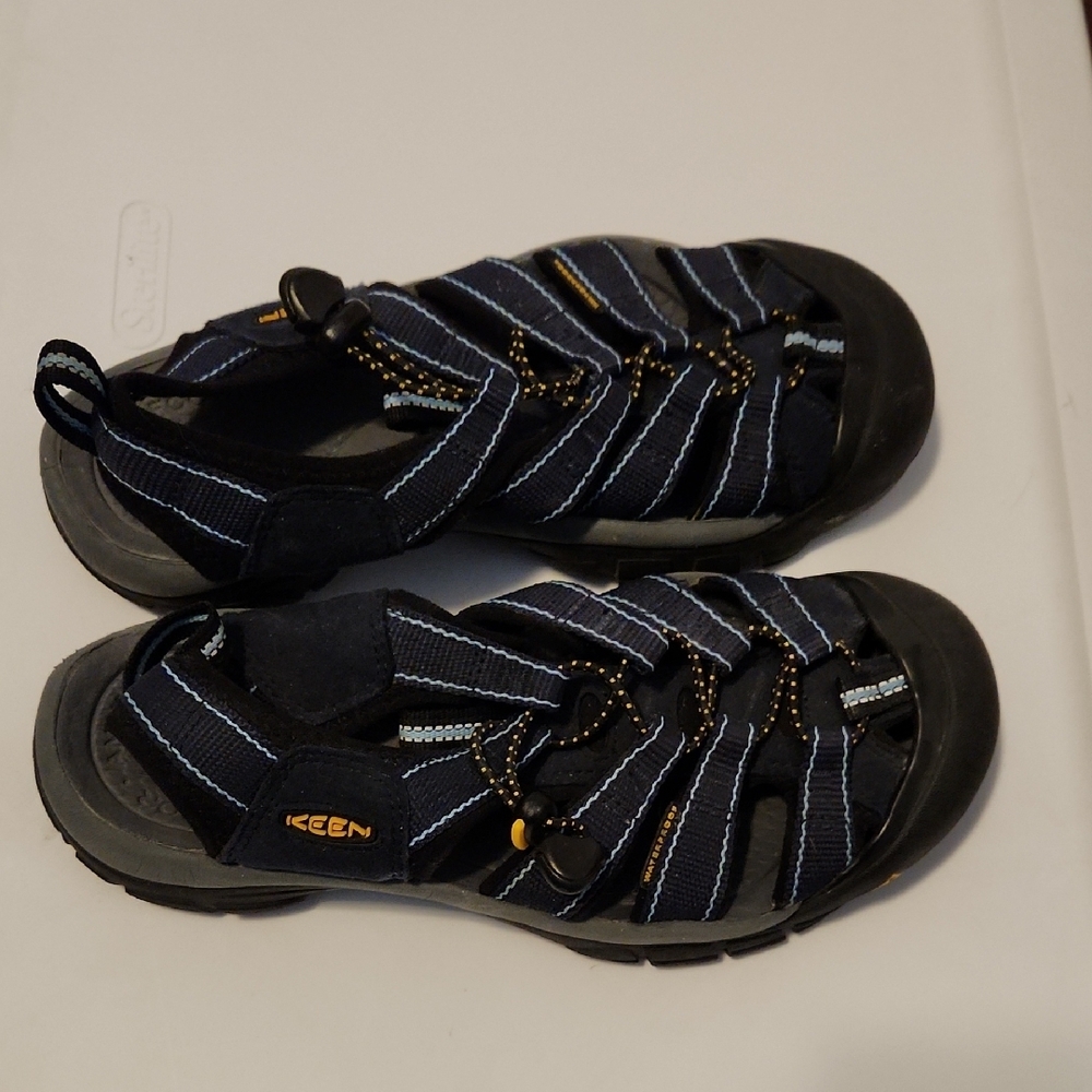Navy Sandals - Picture 2 of 3